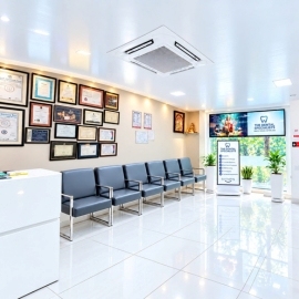 Clinic Reception – Banjara Hills Reception area of The Dental Specialists Banjara Hills